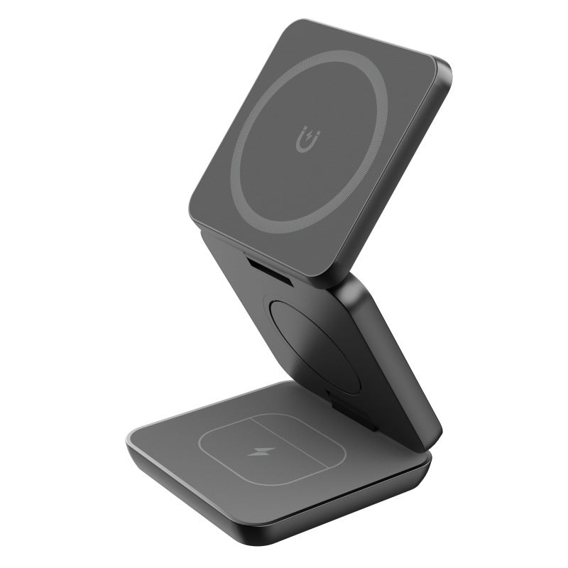 AUFYX Magnetic Suction Wireless Charging And Folding Phone Holder