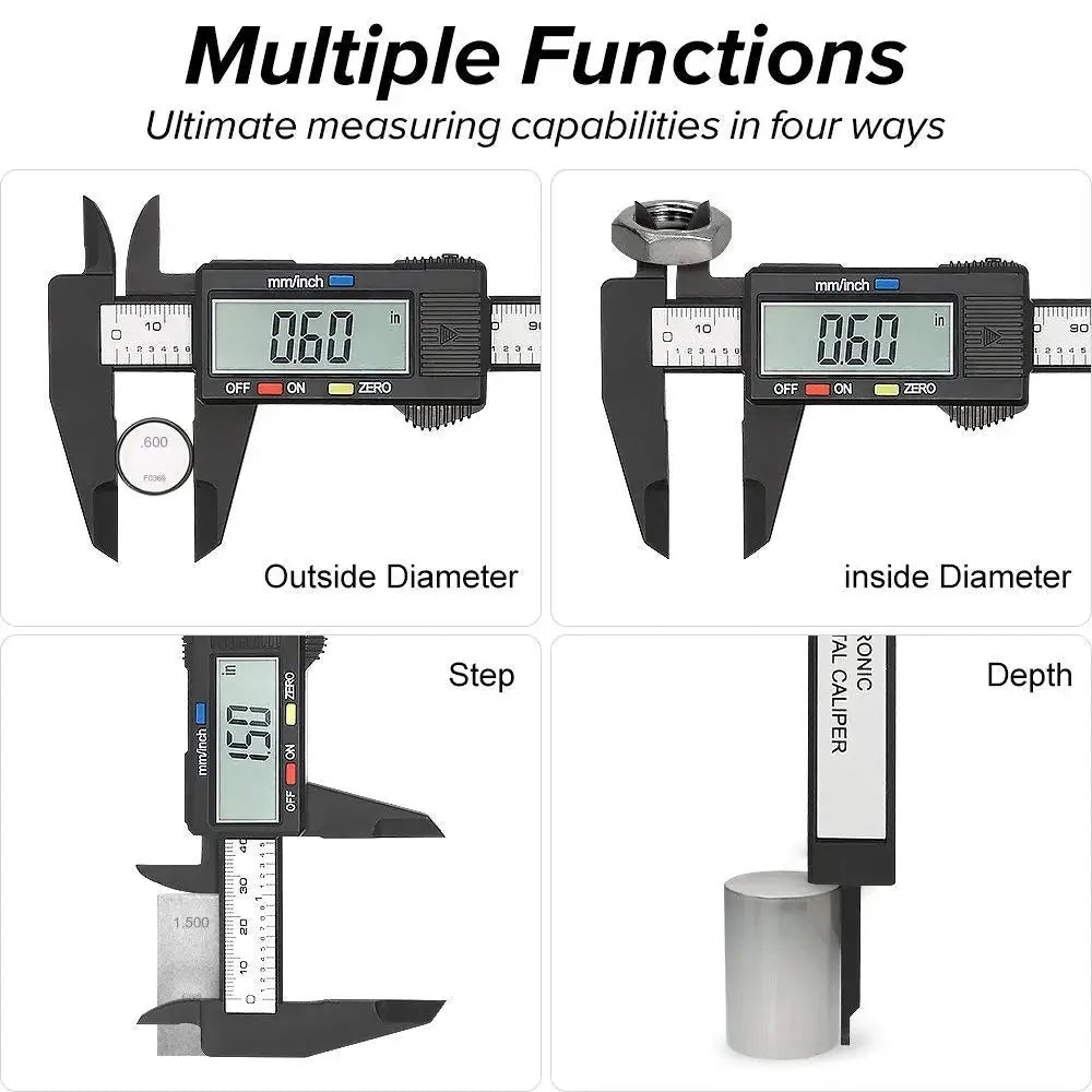 AUFYX Digital Carbon Fiber Caliper Gauge