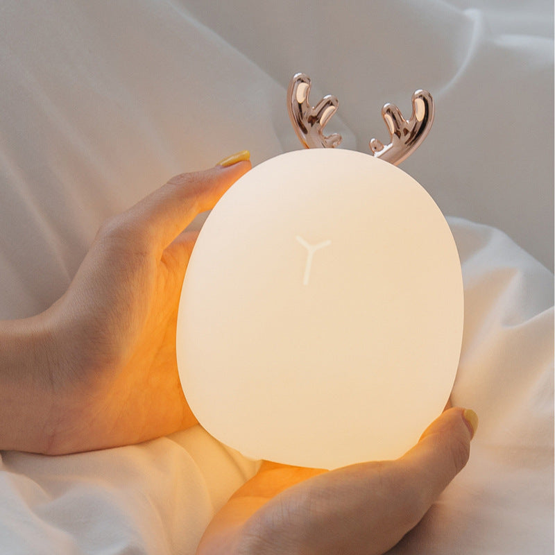 AUFYX Cartoon Deer Night Light USB Charge Rabbit