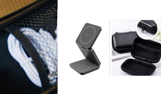 AUFYX Magnetic Suction Wireless Charging And Folding Phone Holder