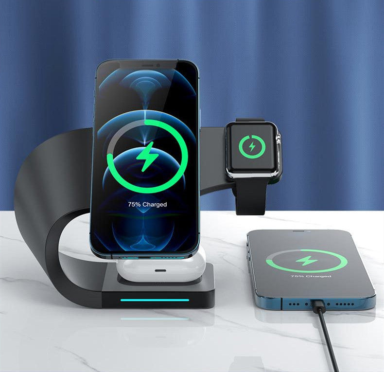 AUFYX Multi-function Charging Stand Magnetic Wireless Charging 15W Fast Charging