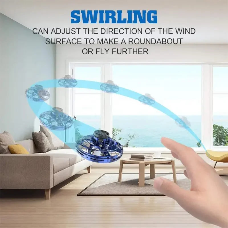 Drone volant magique UFO Flying Spinner