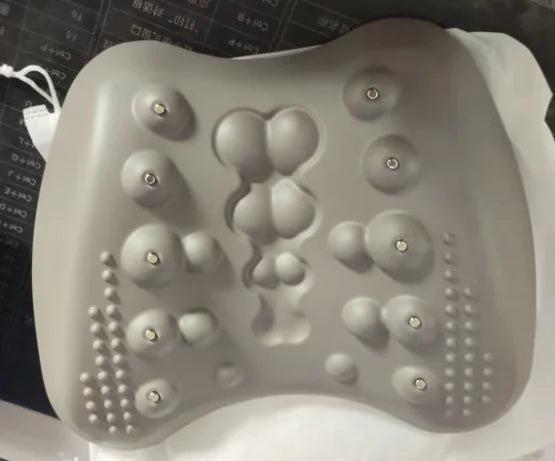 AUFYX Lumbar Support Pillow Back Stretcher Massager