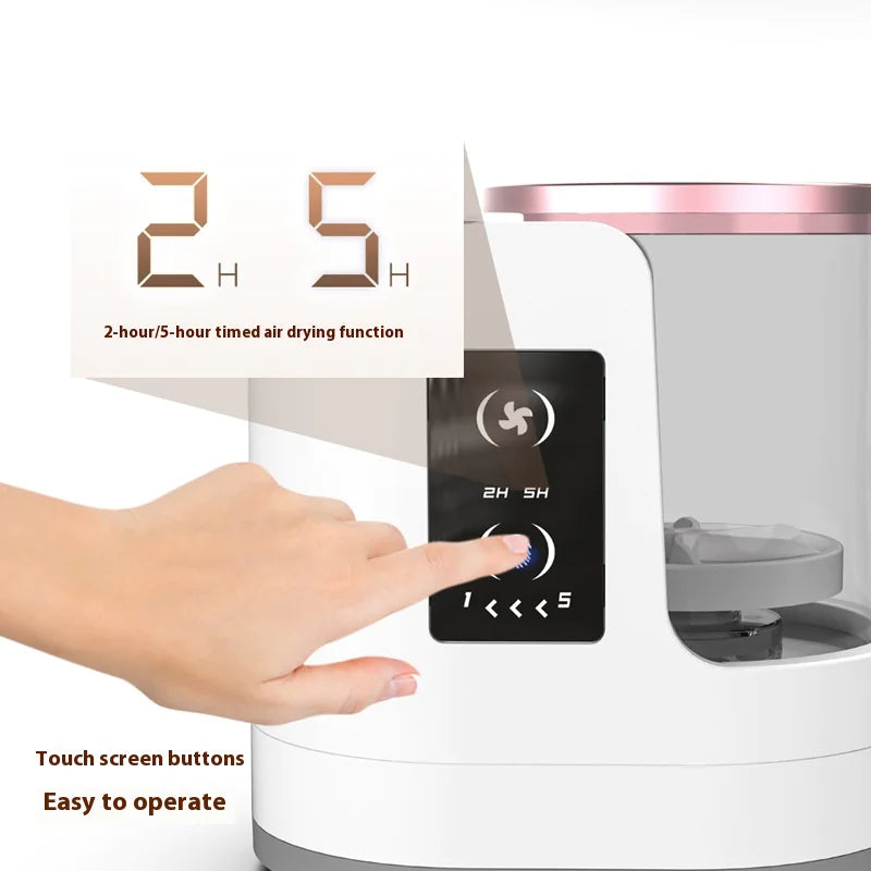 Nettoyeur et sèche-pinceaux de maquillage électriques