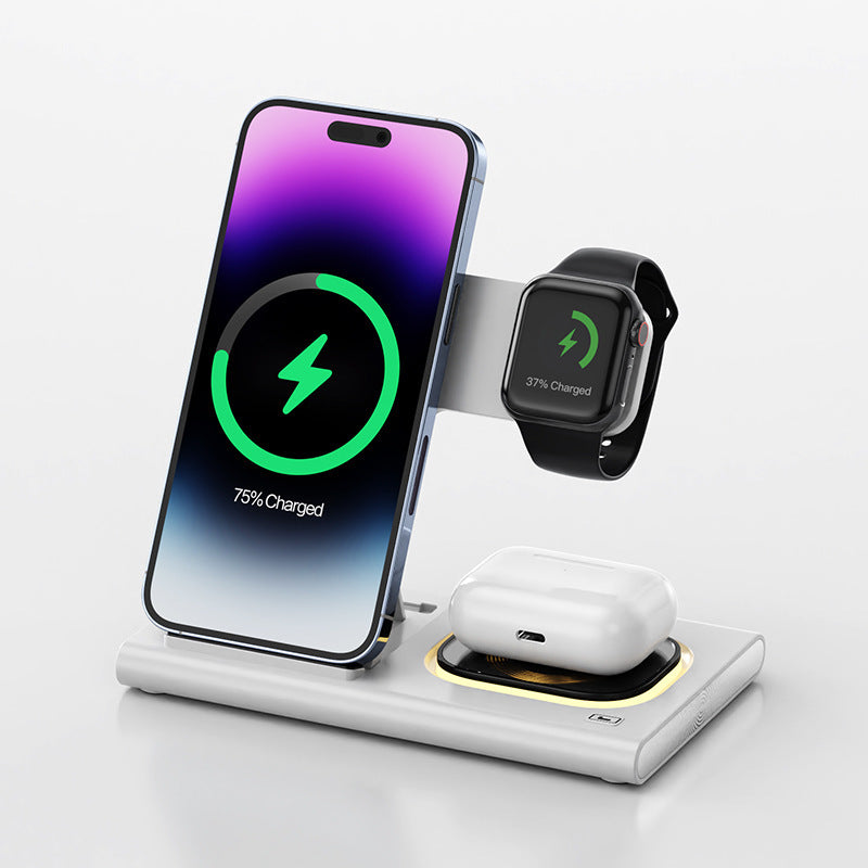 AUFYX 3 IN 1 15W Wireless Charging Charger Magnetic