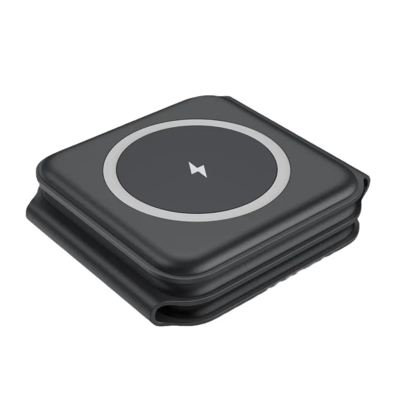 AUFYX 3 In 1 Magnetic Wireless Charging Folding Mobile Phone Holder