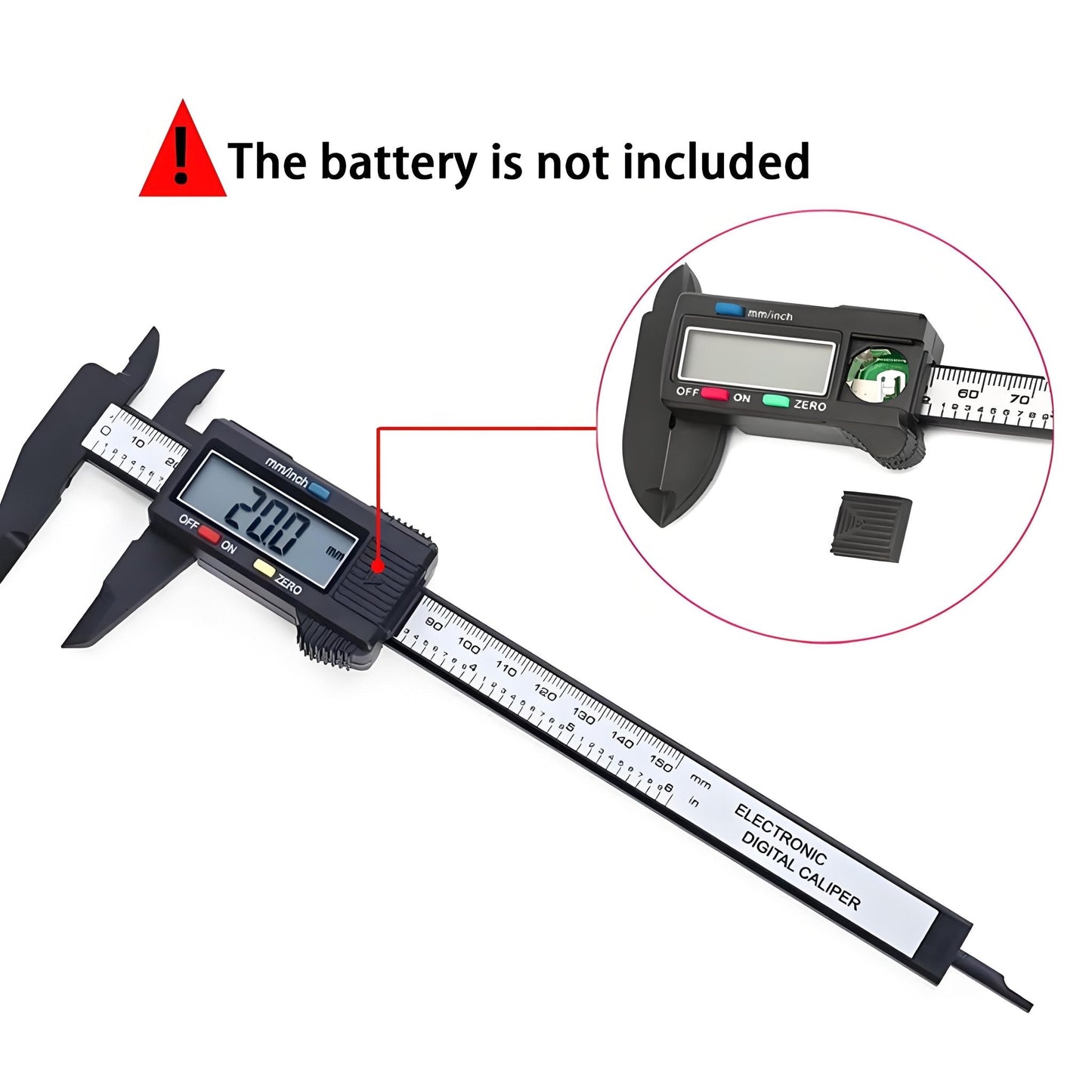 AUFYX Digital Carbon Fiber Caliper Gauge