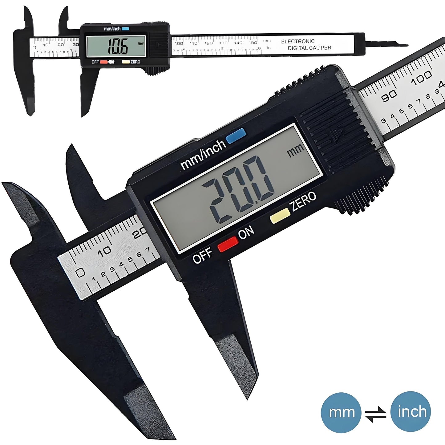 AUFYX Digital Carbon Fiber Caliper Gauge