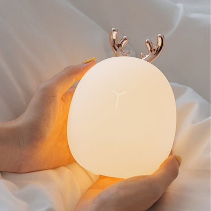 AUFYX Cartoon Deer Night Light USB Charge Rabbit