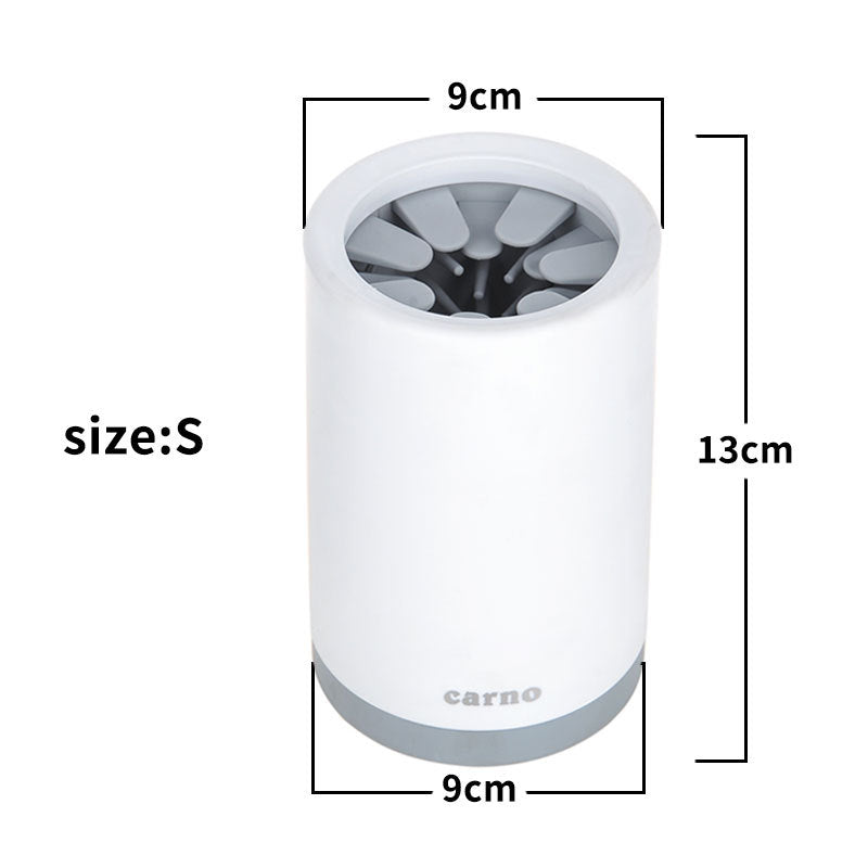 AUFYX Portable Pet Paw Cleaner Cup Soft Silicone Comb