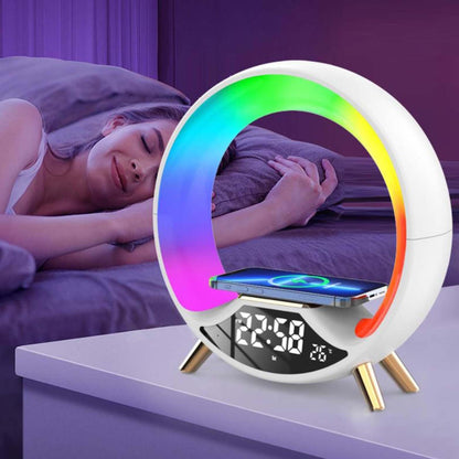 AUFYX O Light Three In One Wireless Charging Multifunctional Bluetooth Speaker Night Light