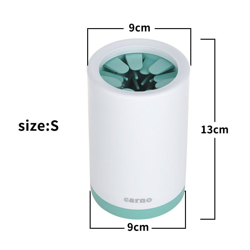 AUFYX Portable Pet Paw Cleaner Cup Soft Silicone Comb