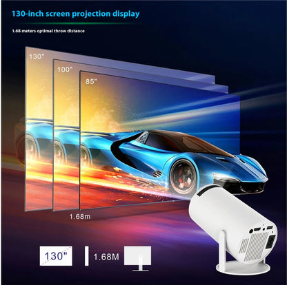 Projecteur HY300 Pro, petit projecteur portable pour divertissement à domicile