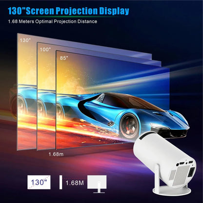 Projecteur HY300 Pro, petit projecteur portable pour divertissement à domicile
