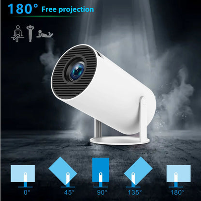 Projecteur HY300 Pro, petit projecteur portable pour divertissement à domicile
