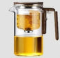 Théière entièrement en verre avec filtre résistant à la chaleur