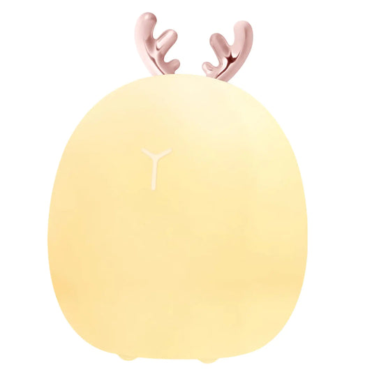 Alimentation bébé, Réglable, Créatif, Lapin, Lampe élan, Lampe silicone, Lampe tactile, Lampe à claquement, Petite lampe électrique, Lumière d'ambiance, Veilleuse